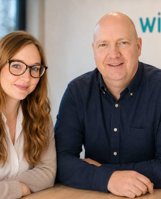 Alina und Martin Wieland – Persönliche Beratung mit Erfahrung und Verantwortung Alina und Martin Wieland im gemeinsamen Portrait als Ansprechpartner der Wieland Gebäudereinigung.